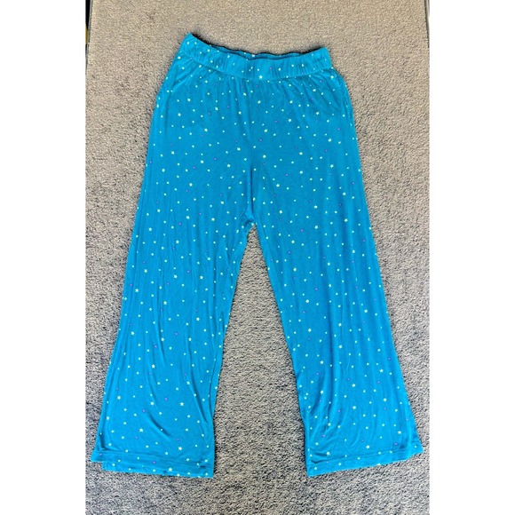 Joyspun Other - Joyspun Pajamas Pants Women's Size Large Teal Blue Elastic Waist Pull On